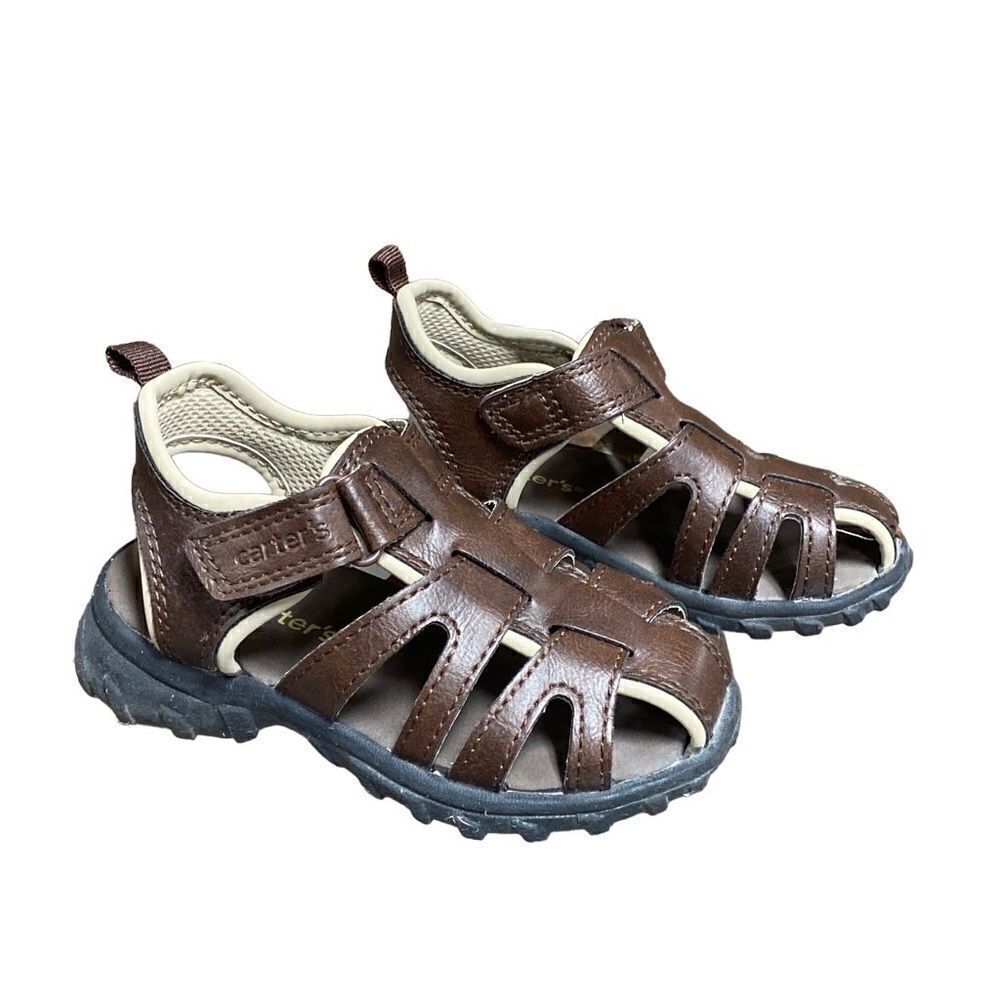 Carter’s Brown Fisherman Shoes Size 7
